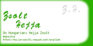zsolt hejja business card